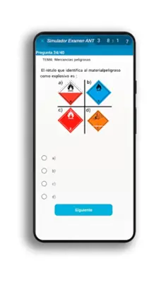 Simulador Examen ANT android App screenshot 0